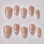 Handmade Press on Nails Double French White ManiTips