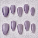 Handmade Press on Nails Purple Cat Eyes ManiTips