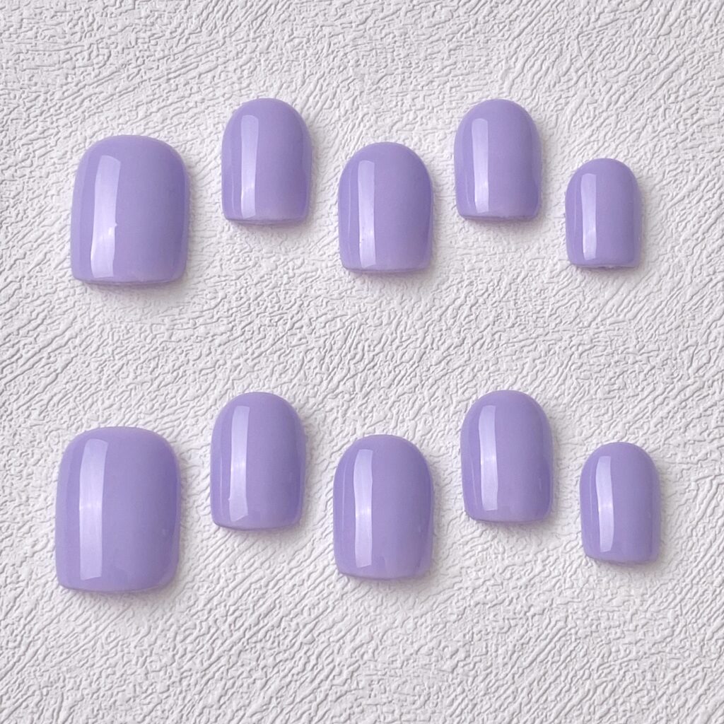 Handmade Press on Nails Purple Purple ManiTips