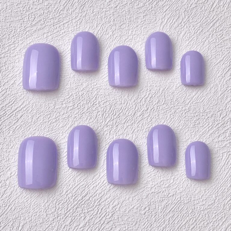Handmade Press on Nails Purple Purple ManiTips