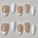 Handmade Press on Nails White Spring ManiTips