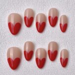 Handmade Press on Nails All Heart Best Press on Nails Natural Fake Nails from MANITIPS